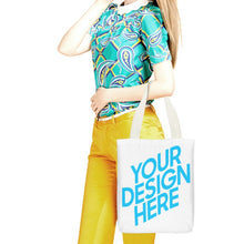 Charger l'image dans la galerie, Sac fourre-tout en toile personnalisé avec une poche interne et impression recto-verso 32×38cm