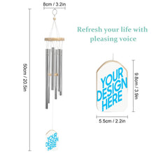 Charger l'image dans la galerie, Carillon éolien / Carillon à vent Métal impression personnalisé avec photo motif logo texte