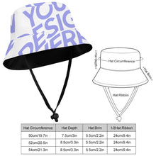 Charger l'image dans la galerie, Chapeau de pêcheur avec jugulaire réglable pour garçons filles personnalisée avec photo texte motif logo
