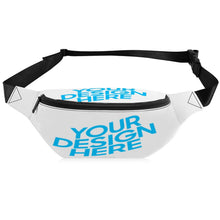 Charger l'image dans la galerie, Sac banane en cuir personnalisée avec photo texte pour femme homme