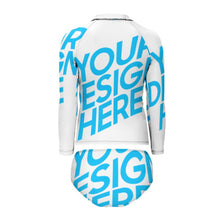 Charger l'image dans la galerie, Maillot de bain/Surf à manches longues fille deux pièces NT020 impression personnalisé avec photo motif logo texte