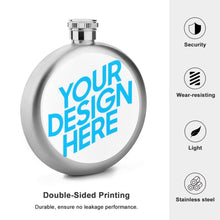 Charger l'image dans la galerie, Flasque de vin / bouteille de vin (Autocollant Acrylique) personnalisée avec photo texte logo motif