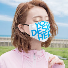 Charger l'image dans la galerie, Masques de protection personnlisés contre les PM2,5 bucco-nasaux (avec cordon noir)