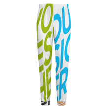 Charger l'image dans la galerie, Pantalon pyjama doux homme D27P personnalisée avec prénom motif texte (conception multi-images)