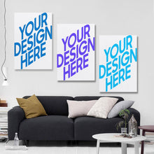 Charger l'image dans la galerie, Peinture suspendue Version verticale 2:3 GY0903214 Personnalisé (Différentes images de conception des trois panneaux)