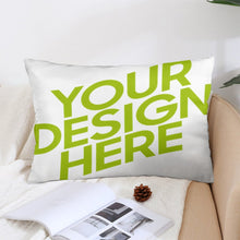 Charger l'image dans la galerie, Taies d'oreiller / Housses de coussin en polyester en forme de longue bande personnalisée avec photo prénom (impression recto-verso)