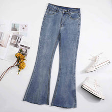 Charger l'image dans la galerie, Jean extensible évasé MC603 Personnalisé de poche avec texte et image (Image unique)