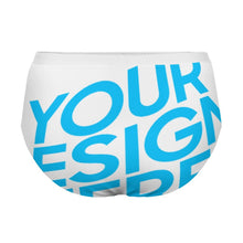 Charger l'image dans la galerie, Culotte Slip de qualité confortable pour femmes B499 personnalisé avec photo texte motif logo (impression complète une image)