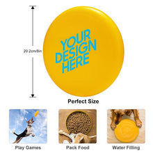 Charger l'image dans la galerie, Frisbee indestructible chien pour animaux de compagnie CW1505000 impression personnalisé avec motif photo texte logo