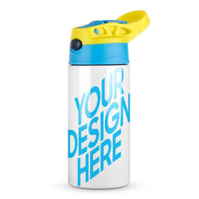 Charger l'image dans la galerie, Petite gourde pour enfant / Gourde Pop-up personnalisé avec votre photo logo prénom