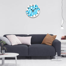 Charger l'image dans la galerie, Horloge murale en PVC à la mode personnalisée avec photo logo texte