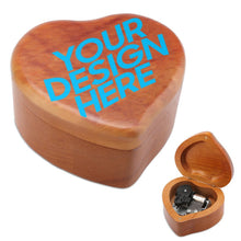 Charger l'image dans la galerie, Boîte à musique en bois personnalisée avec prénom photo motif texte logo