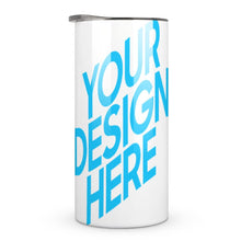 Charger l'image dans la galerie, Gourde en acier inoxydable / Tasse à eau avec bec push-pull personnalisé avec image et photo texte