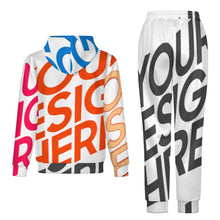 Charger l'image dans la galerie, Ensemble sweat-shirt A5TZ pour femme et homme personnalisée avec prénom motif texte (conception multi-images)