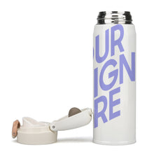 Charger l'image dans la galerie, Tasse isotherme en acier inoxydable 350 ml / tasse pour café à l'eau personnalisée avec texte logo photo