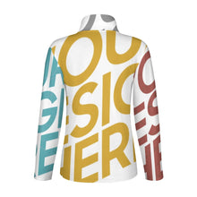 Charger l'image dans la galerie, Haut de sport à manches longues pour yoga fitness pour femme SDS007 personnalisé avec texte logo photo (Impression des multi-images)