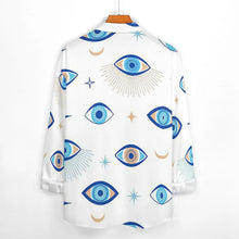 Charger l'image dans la galerie, Chemise à manches longues à revers décontracté avec poches pour hommes AY007 personnalisé avec photo logo texte motif (impression des multi-images)