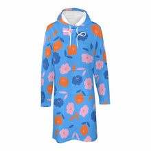 Charger l'image dans la galerie, Robes Sweat Longues avec poche pour femmes SDS003 personnalisé avec photo logo texte motif (impression d'image unique)