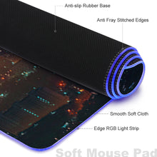 Charger l'image dans la galerie, Tapis de souris lumineuse / Sous main personnalisé avec photo logo texte motif
