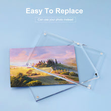 Charger l'image dans la galerie, Cadre Photo Magnétique Acrylique Cadre Transparent Double Face GY0903955 personnalisé avec photo logo texte motif