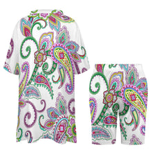 Charger l'image dans la galerie, Impression d’image unique Chemise à manches femmes dolman ensemble de deux pièces OTZ personnalisé avec photo logo texte motif