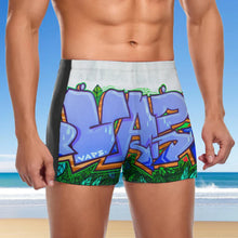 Charger l'image dans la galerie, Boxer de bain / Caleçon de bain / Slip de bain homme DN003 personnalisé avec photo texte logo motif (conception multi-images)