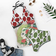 Charger l'image dans la galerie, Maillot de bain tankini ensemble 2 pièces pour femme personnalisé avec photo logo motif texte conception multi-images