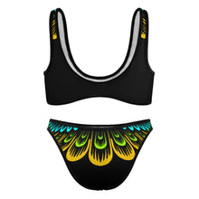 Charger l'image dans la galerie, Maillot de bain bikini triangle 2 pièces sexy femme personnalisé avec photo logo texte (conception multi-images)