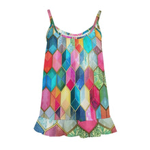 Charger l'image dans la galerie, Top bretelle femme NK personnalisé avec photo logo texte motif (impression des multi-images)