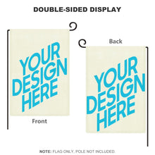 Charger l'image dans la galerie, Drapeau de jardin/cour décoratif bienvenue GY0904007 impression personnalisé avec photo motif texte logo