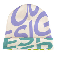 Charger l'image dans la galerie, Bonnet tricot femme homme personnalisé avec photo prénom logo texte