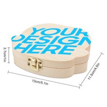 Charger l'image dans la galerie, Boîte à dents de lait en bois personnalisé avec photo motif logo texte prénom