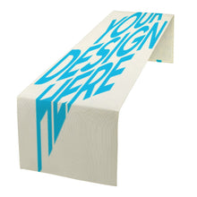 Charger l'image dans la galerie, Chemin de table en lin personnalisé avec photo image logo motif texte