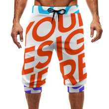 Charger l'image dans la galerie, Impression des multi-images short de sport homme AIP personnalisé avec photo logo texte motif