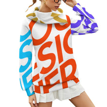Charger l'image dans la galerie, Impression des multi-images sweat à capuche original Grande taille femme AKH personnalisé avec motif photo logo texte