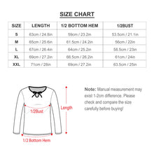 Charger l'image dans la galerie, Chemise à Manches longues Femme Ample à la mode Chic NZ104 impression personnalisée avec image logo motif texte