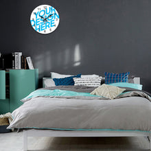 Charger l'image dans la galerie, Horloge murale vintage en bois simple personnalisée avec photo motif texte logo image