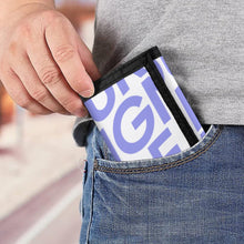 Charger l'image dans la galerie, Portefeuille 3 volets / Porte monnaie pour femme homme personnalisé avec photo logo texte motif