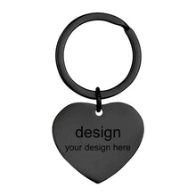 Charger l'image dans la galerie, Boucle clé en métal (5 formes au choix) porte-clés personnalisé avec texte prénom nombre