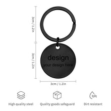 Charger l'image dans la galerie, Boucle clé en métal (5 formes au choix) porte-clés personnalisé avec texte prénom nombre