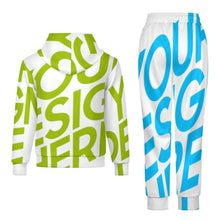 Charger l'image dans la galerie, Ensemble sweat 2 pièces A5TZ pour garçons filles avec sweat à capuche et pantalon de survêtement personnalisé avec photo texte prénom