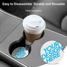 Charger l'image dans la galerie, Sous-verre de voiture à la mode et durable personnalisé et imprimé avec vos photos/images ou texte