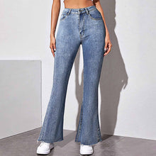 Charger l'image dans la galerie, Jean extensible évasé MC603 Personnalisé de poche avec texte et image (Image unique)