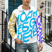Charger l'image dans la galerie, Impression des multi-images veste courte avec deux poches homme grande taile A537 personnalisé avec photo logo motif texte