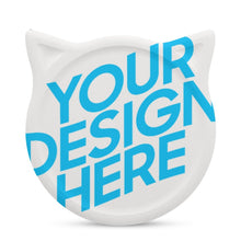 Charger l'image dans la galerie, Dessous de verre en céramique / Sous-verres en forme de chat 4/6 pièces personnalisé avec photo logo texte motif