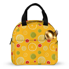 Charger l'image dans la galerie, Grand Sac Isotherme Repas / Sac à repas avec poche personnalisé avec photo logo texte motif (Impression d’image unique)