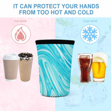 Charger l'image dans la galerie, Manchons Isolés 3 pièces pour Tasse à café Réutilisable Personnalisé avec Photo Logo Motif Texte