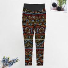 Charger l'image dans la galerie, Pantalon de Sport en Nid d'abeille / Leggings de Yoga Taille Haute Stretch pour Femme YJ050 Personnalisé Impression Complète Une Image Avec Texte Motif Logo Photo