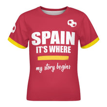 Charger l'image dans la galerie, T-shirt / Tee shirt enfant manches courtes respirant ET personnalisé avec photo texte logo (Impression Multi-images)