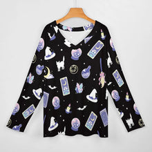 Charger l'image dans la galerie, T-shirt tee shirt à manches longues ample femme TLREV2 personnalisé avec photo logo texte motif (impression des multi-images)